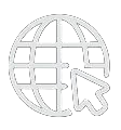 icono de mundo representando web